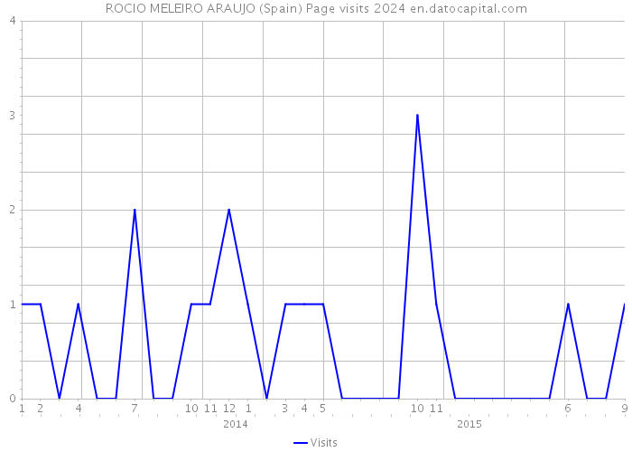 ROCIO MELEIRO ARAUJO (Spain) Page visits 2024 