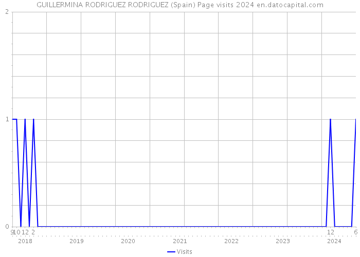 GUILLERMINA RODRIGUEZ RODRIGUEZ (Spain) Page visits 2024 