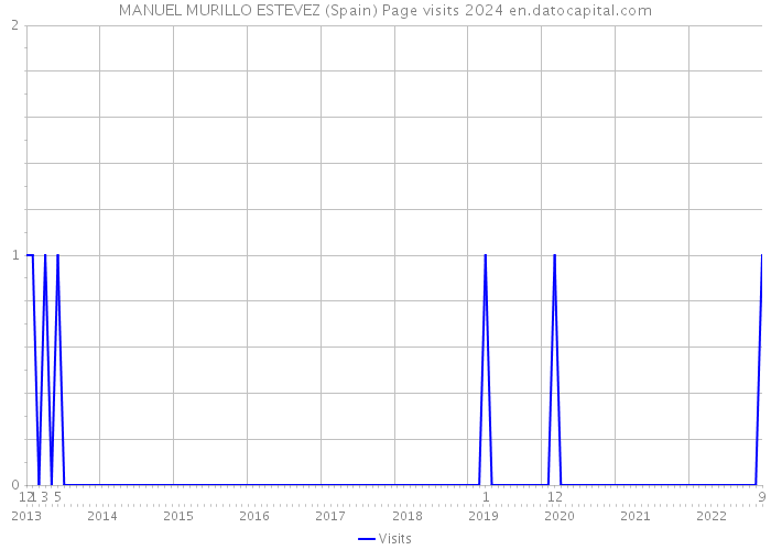 MANUEL MURILLO ESTEVEZ (Spain) Page visits 2024 