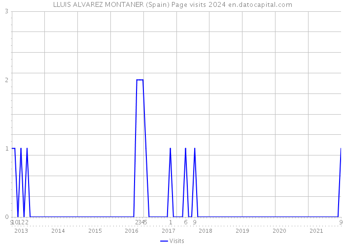 LLUIS ALVAREZ MONTANER (Spain) Page visits 2024 