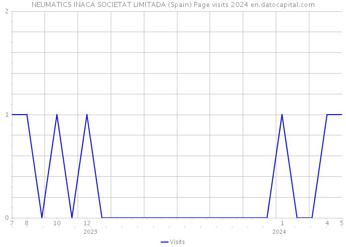 NEUMATICS INACA SOCIETAT LIMITADA (Spain) Page visits 2024 