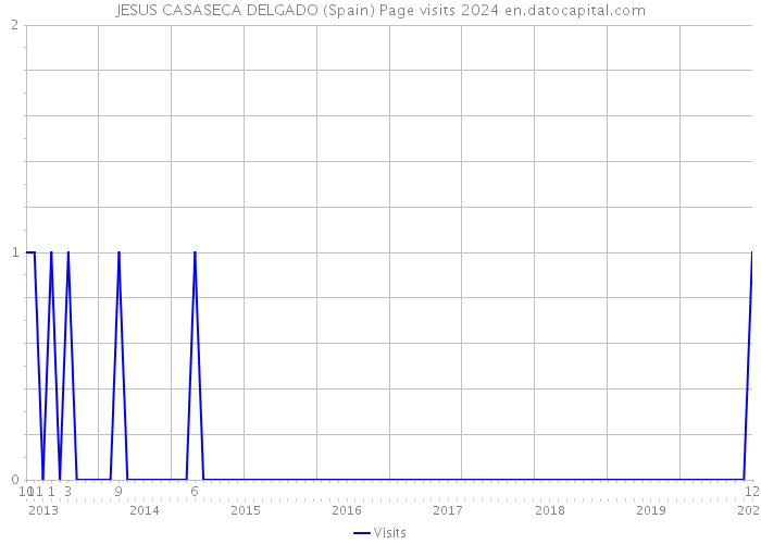 JESUS CASASECA DELGADO (Spain) Page visits 2024 