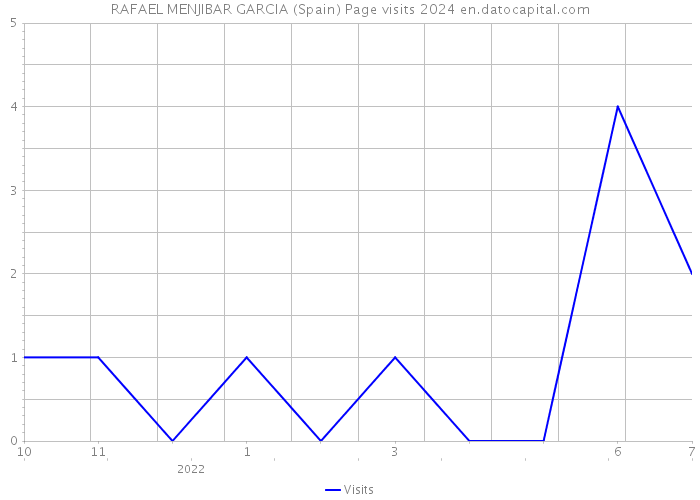 RAFAEL MENJIBAR GARCIA (Spain) Page visits 2024 