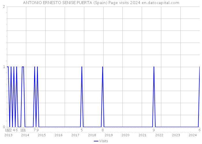 ANTONIO ERNESTO SENISE PUERTA (Spain) Page visits 2024 