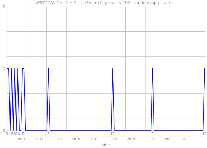 XESTYCAL GALICIA S L U (Spain) Page visits 2024 