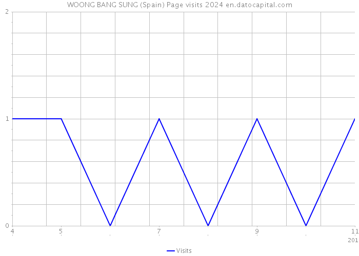 WOONG BANG SUNG (Spain) Page visits 2024 