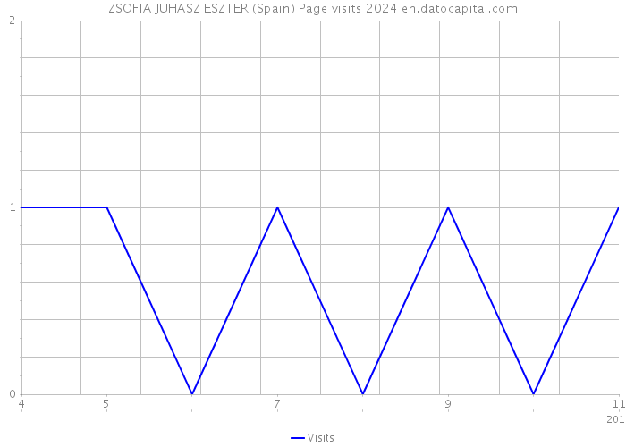 ZSOFIA JUHASZ ESZTER (Spain) Page visits 2024 