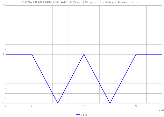 MARIA PILAR LARRODA GARCIA (Spain) Page visits 2024 