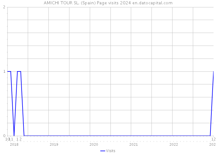 AMICHI TOUR SL. (Spain) Page visits 2024 