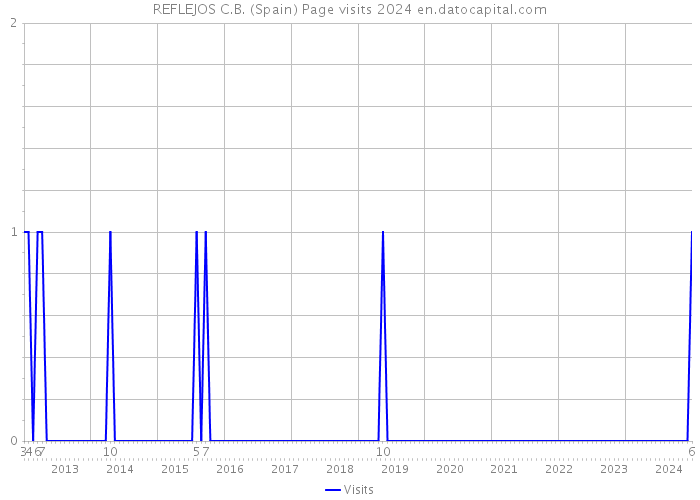 REFLEJOS C.B. (Spain) Page visits 2024 