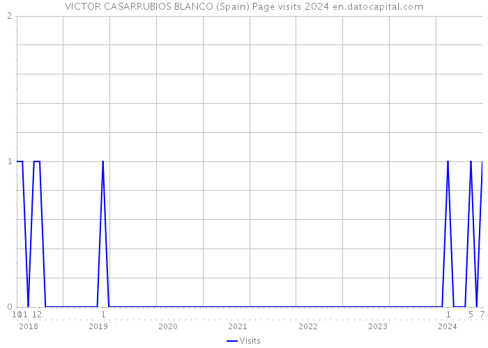 VICTOR CASARRUBIOS BLANCO (Spain) Page visits 2024 