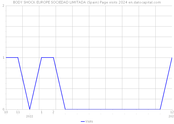 BODY SHOCK EUROPE SOCIEDAD LIMITADA (Spain) Page visits 2024 