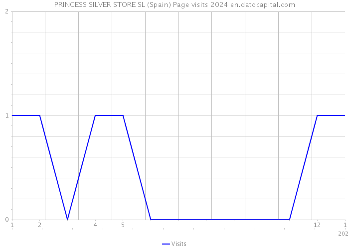PRINCESS SILVER STORE SL (Spain) Page visits 2024 