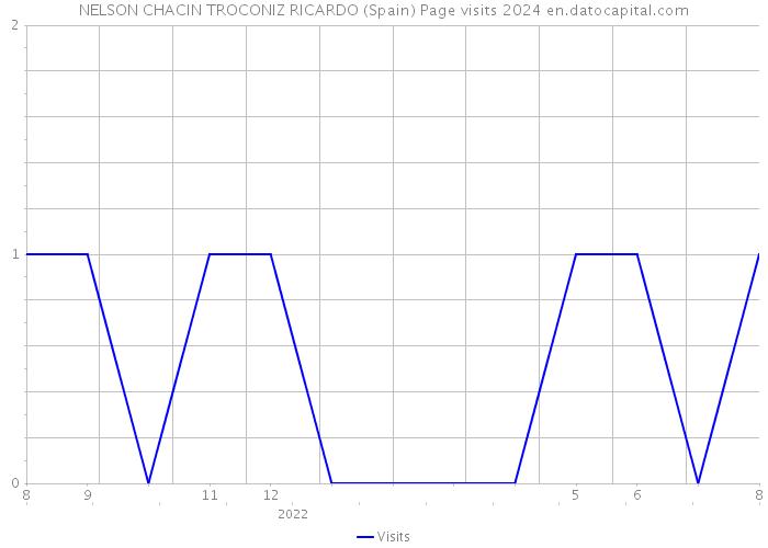 NELSON CHACIN TROCONIZ RICARDO (Spain) Page visits 2024 