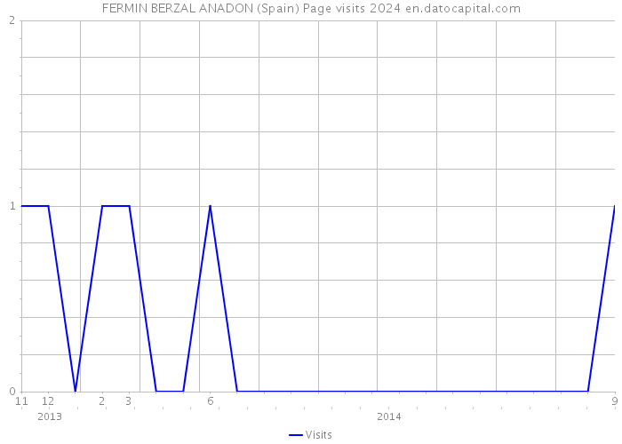 FERMIN BERZAL ANADON (Spain) Page visits 2024 