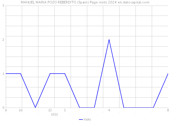 MANUEL MARIA POZO REBERDITO (Spain) Page visits 2024 