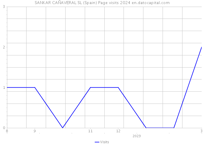 SANKAR CAÑAVERAL SL (Spain) Page visits 2024 