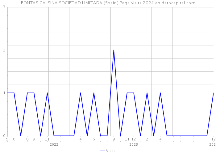 FONTAS CALSINA SOCIEDAD LIMITADA (Spain) Page visits 2024 