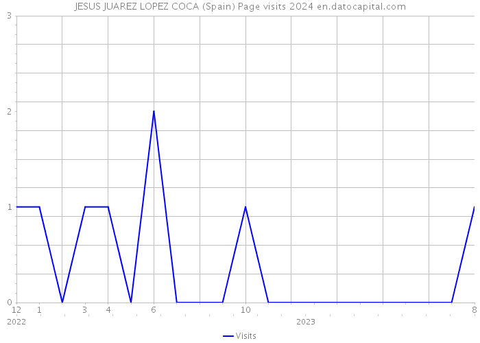 JESUS JUAREZ LOPEZ COCA (Spain) Page visits 2024 