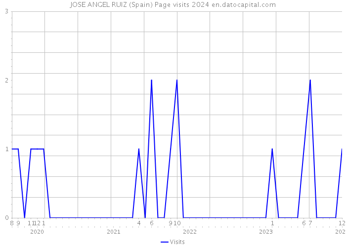 JOSE ANGEL RUIZ (Spain) Page visits 2024 