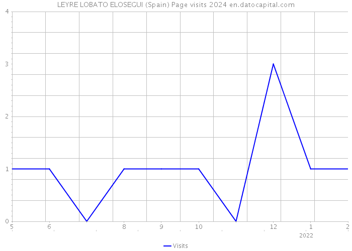 LEYRE LOBATO ELOSEGUI (Spain) Page visits 2024 