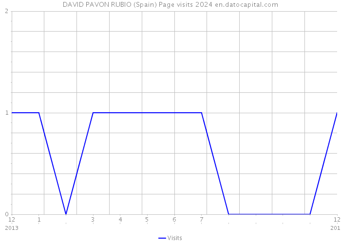 DAVID PAVON RUBIO (Spain) Page visits 2024 