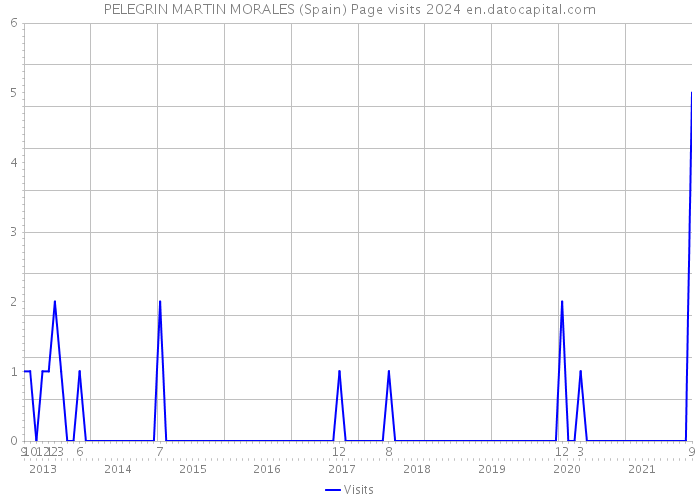 PELEGRIN MARTIN MORALES (Spain) Page visits 2024 