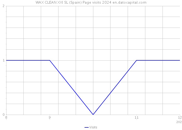 WAX CLEAN XXI SL (Spain) Page visits 2024 