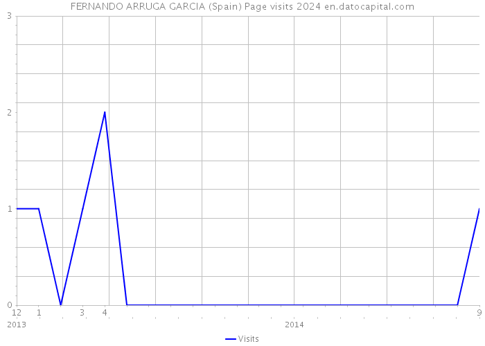 FERNANDO ARRUGA GARCIA (Spain) Page visits 2024 