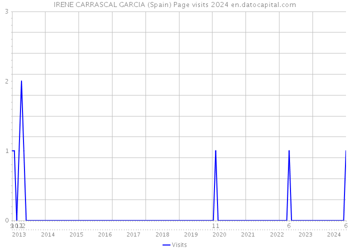 IRENE CARRASCAL GARCIA (Spain) Page visits 2024 