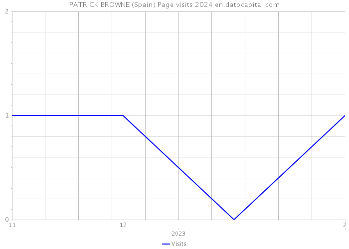 PATRICK BROWNE (Spain) Page visits 2024 