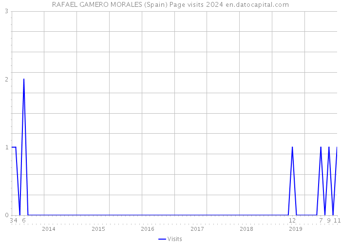 RAFAEL GAMERO MORALES (Spain) Page visits 2024 