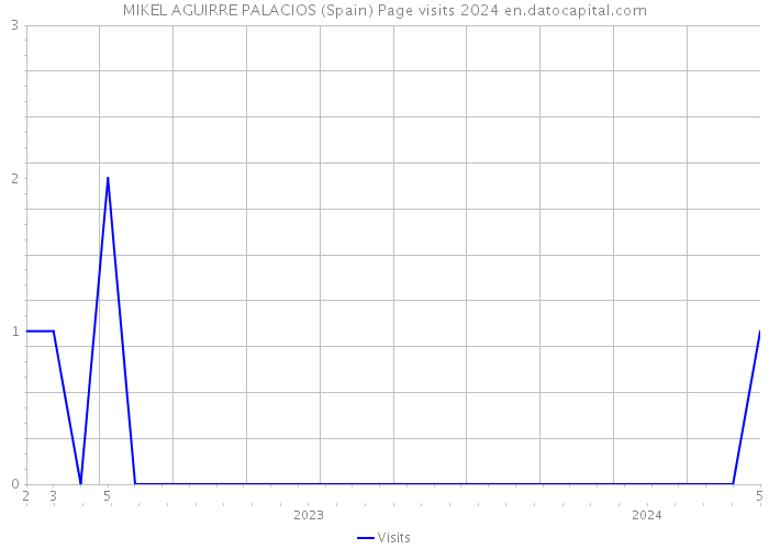 MIKEL AGUIRRE PALACIOS (Spain) Page visits 2024 