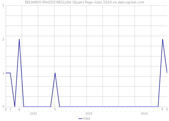 EDUARDO IRAIZOZ RECLUSA (Spain) Page visits 2024 