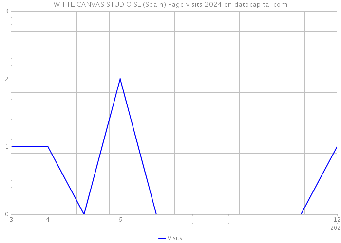 WHITE CANVAS STUDIO SL (Spain) Page visits 2024 