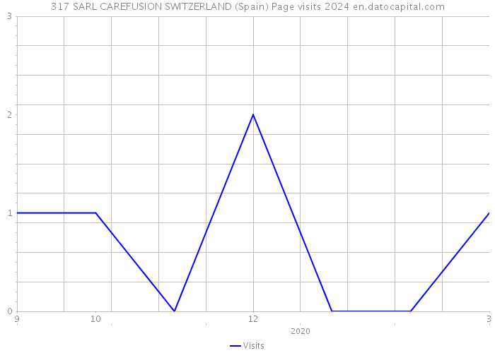 317 SARL CAREFUSION SWITZERLAND (Spain) Page visits 2024 