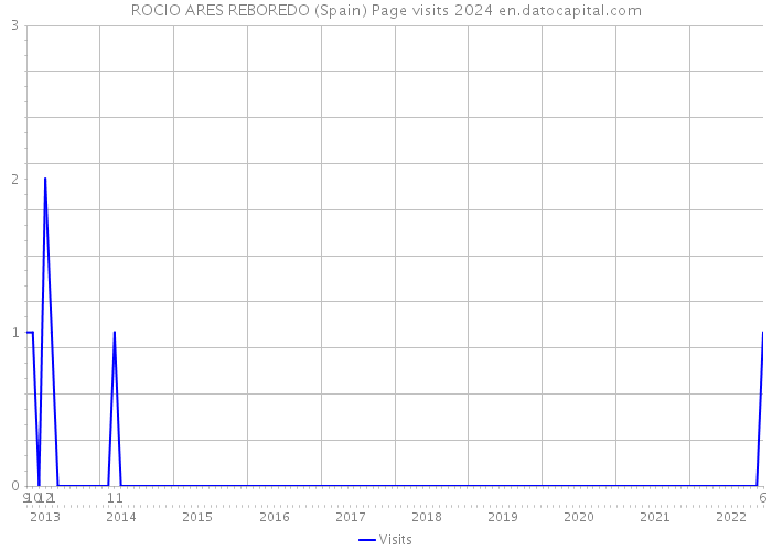ROCIO ARES REBOREDO (Spain) Page visits 2024 
