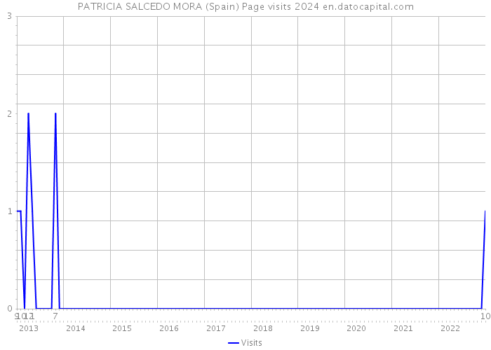 PATRICIA SALCEDO MORA (Spain) Page visits 2024 