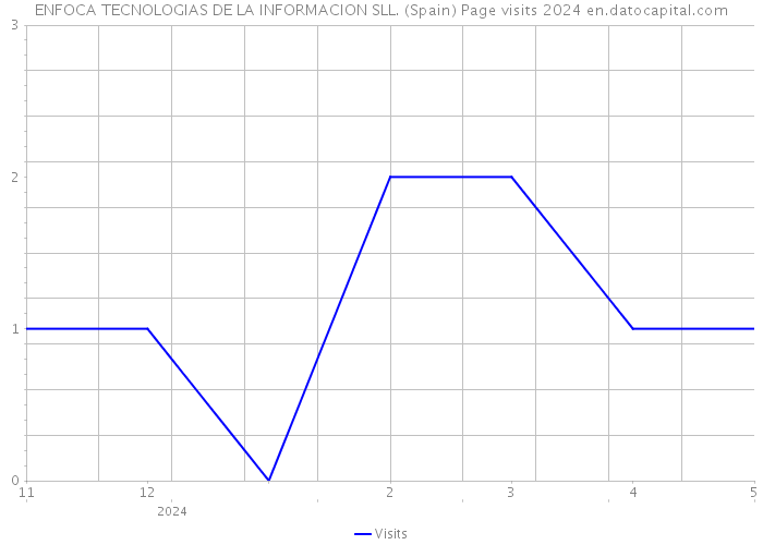ENFOCA TECNOLOGIAS DE LA INFORMACION SLL. (Spain) Page visits 2024 