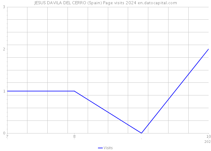 JESUS DAVILA DEL CERRO (Spain) Page visits 2024 