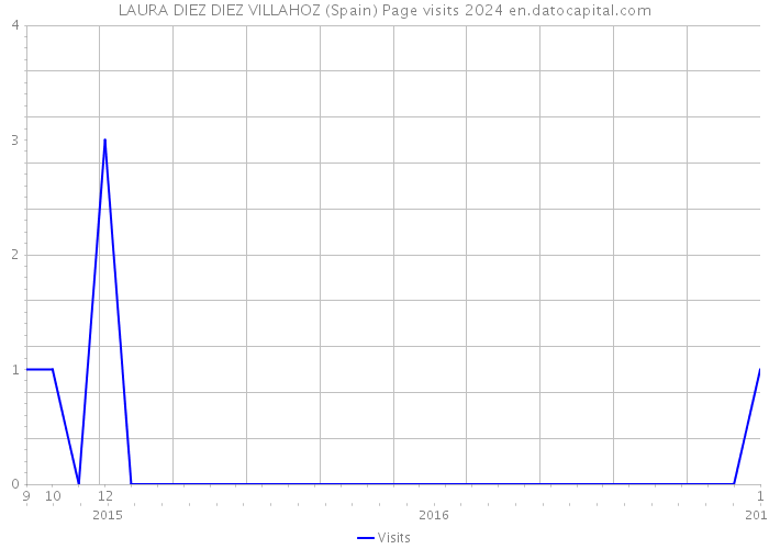 LAURA DIEZ DIEZ VILLAHOZ (Spain) Page visits 2024 