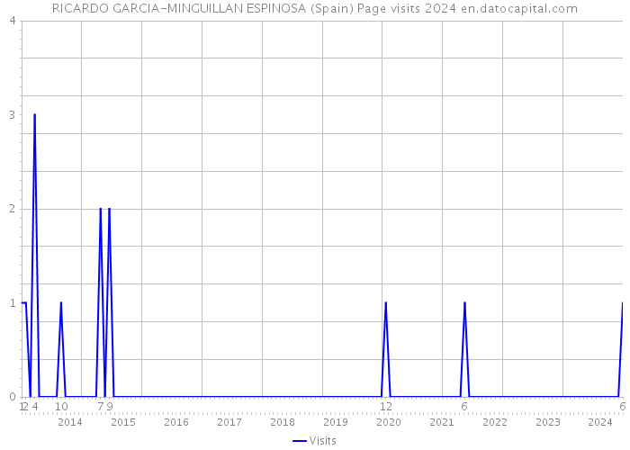 RICARDO GARCIA-MINGUILLAN ESPINOSA (Spain) Page visits 2024 