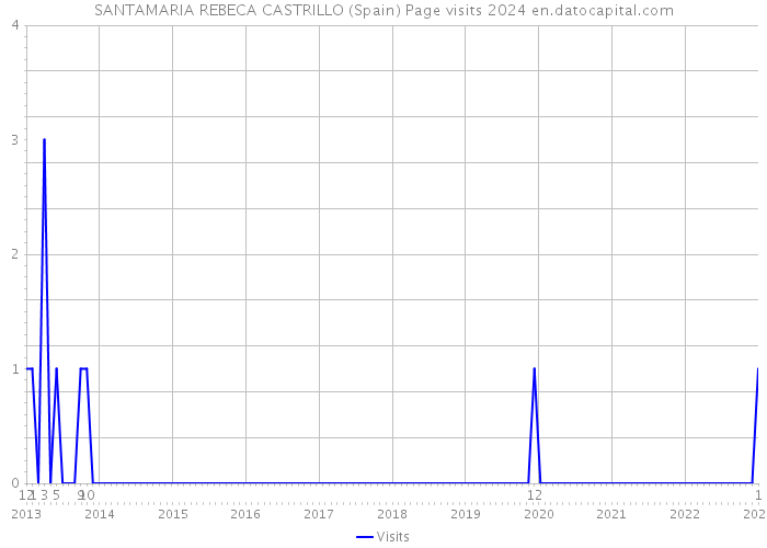 SANTAMARIA REBECA CASTRILLO (Spain) Page visits 2024 