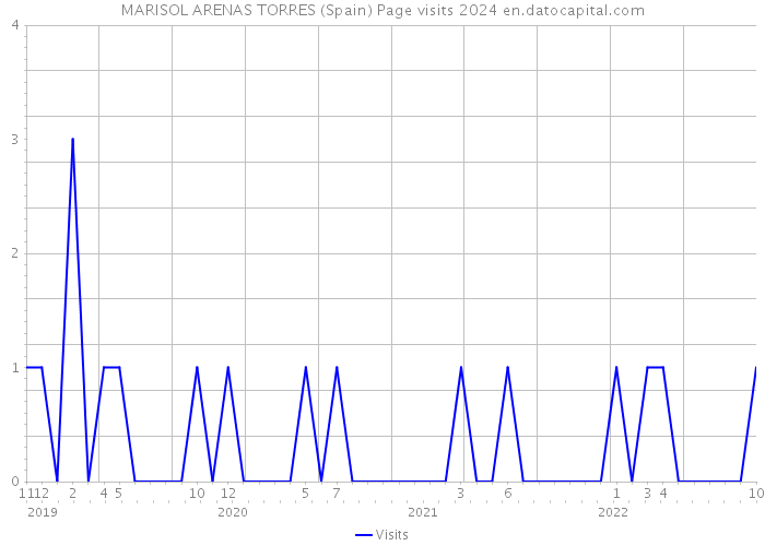 MARISOL ARENAS TORRES (Spain) Page visits 2024 