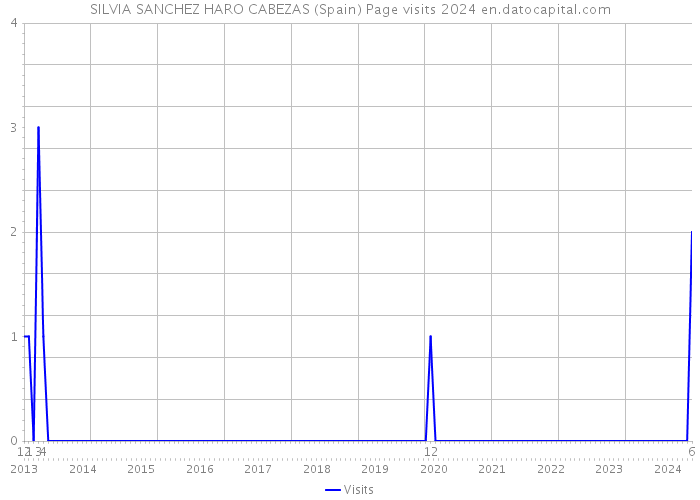 SILVIA SANCHEZ HARO CABEZAS (Spain) Page visits 2024 