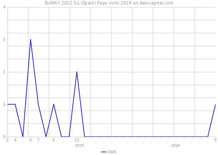 EUWAY 2022 S.L (Spain) Page visits 2024 
