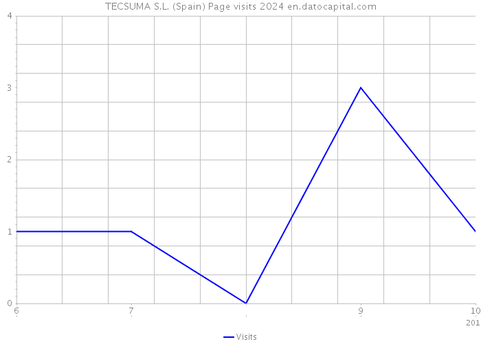 TECSUMA S.L. (Spain) Page visits 2024 