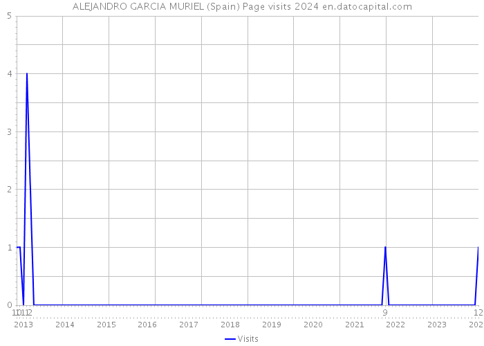 ALEJANDRO GARCIA MURIEL (Spain) Page visits 2024 