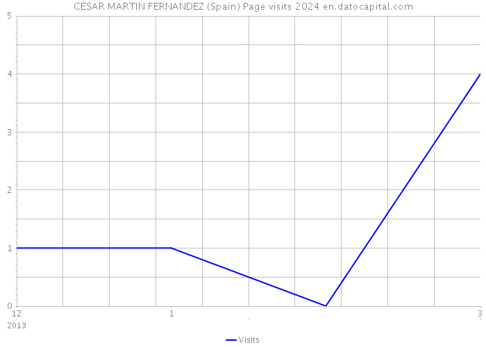 CESAR MARTIN FERNANDEZ (Spain) Page visits 2024 