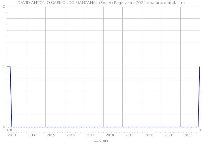 DAVID ANTONIO GABILONDO MANZANAL (Spain) Page visits 2024 